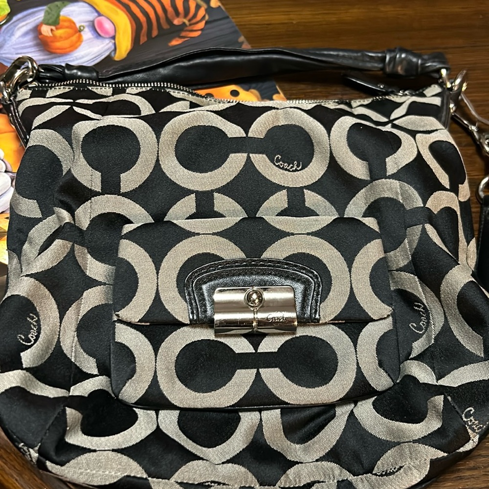 2for1 Coach  crossbody purse with matching wallet.